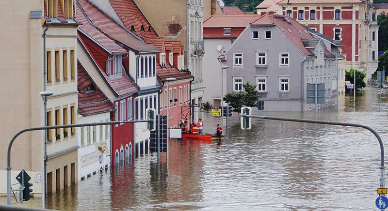 Luftbild vom Hotel Erika in Kitzbühel